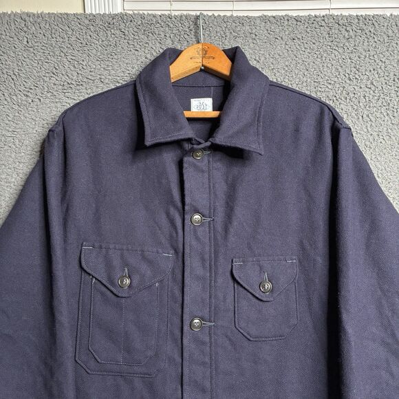 POST O'ALLS CRUZER JACKET XL Wool Shacket  Shirt Work USA Made Work Military - Picture 2 of 13
